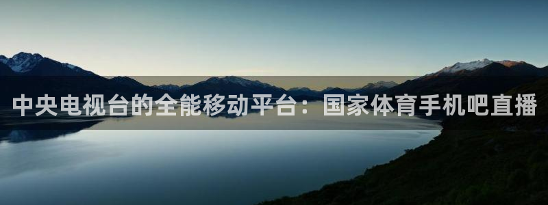 nba直播 看球吧：中央电视台的全能移动平台：国家体育手机吧直播