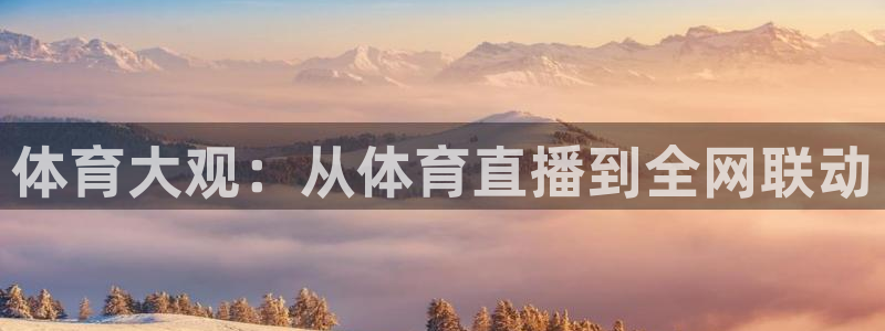 看球吧nba直播球直播jrs：体育大观：从体育直播到全网联动